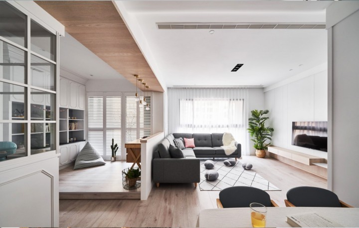 95m²北欧风格装修，打造柔和浪漫、温馨优雅的家!